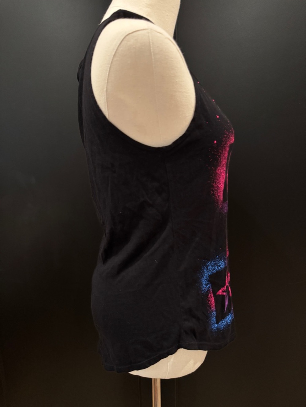 Lauren Moshi Parson X Graffiti Love Splatter Tank Top Small So Soft! Like New - Picture 2 of 9